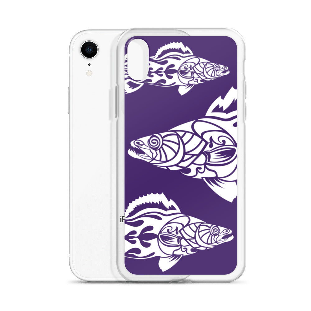 iPhone Case- Walleye - Purple