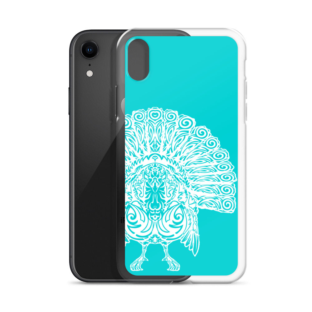 iPhone Case- Wild Turkey - Turquoise