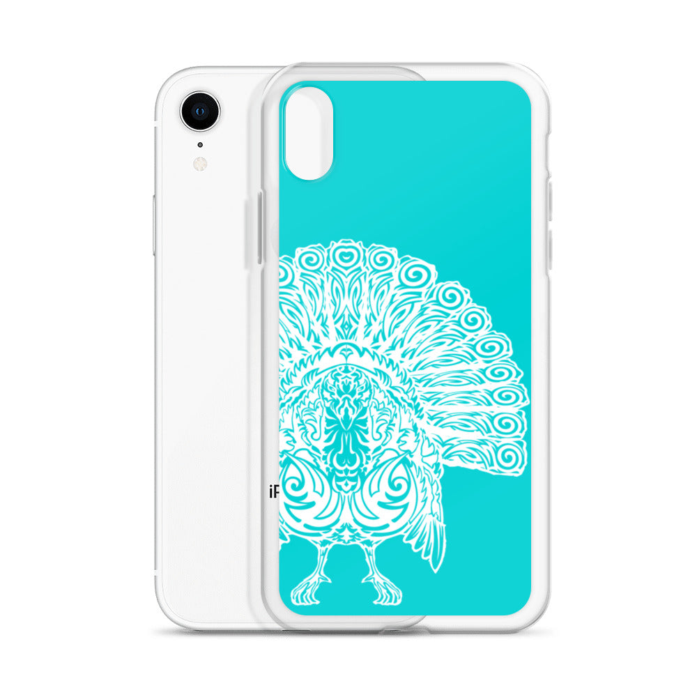 iPhone Case- Wild Turkey - Turquoise