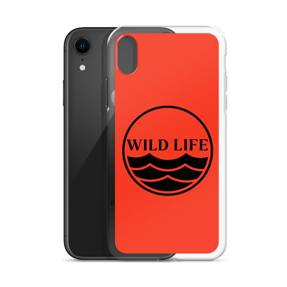 WILD LIFE iPhone Case - Fire Orange