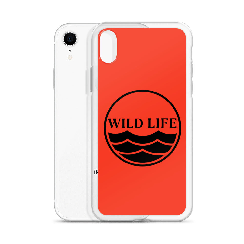 WILD LIFE iPhone Case - Fire Orange