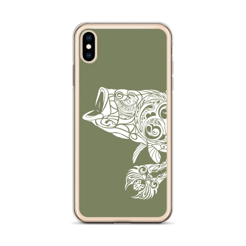 iPhone Case - Largemouth Bass - Forest Green