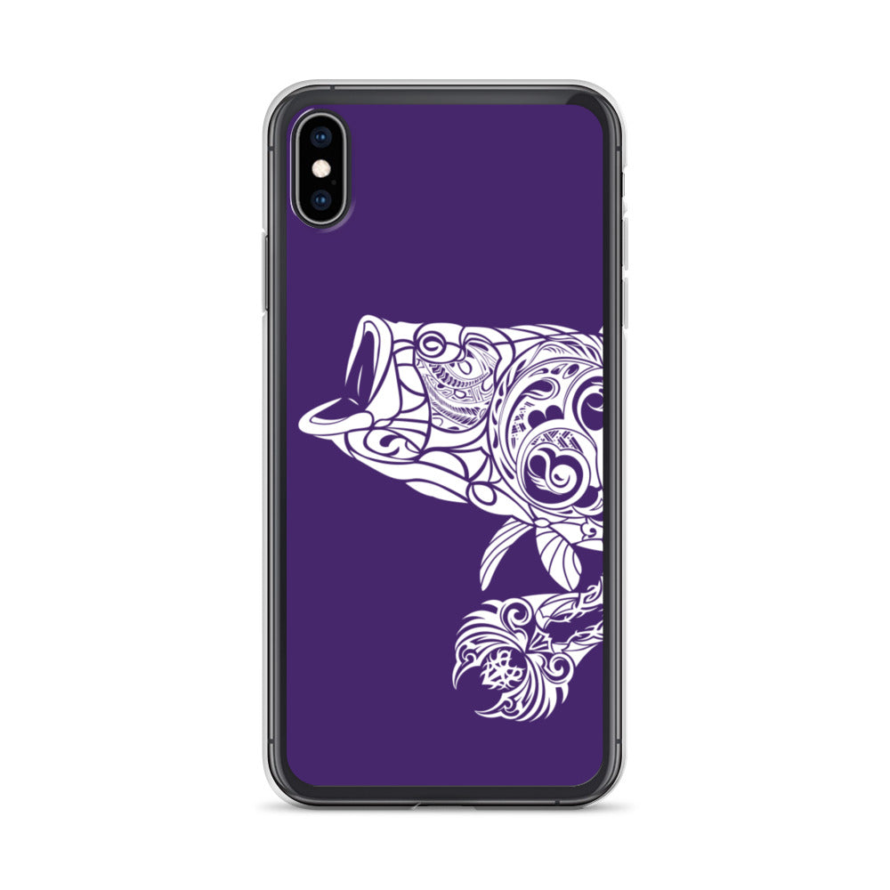 iPhone Case - Largemouth Bass - Purple