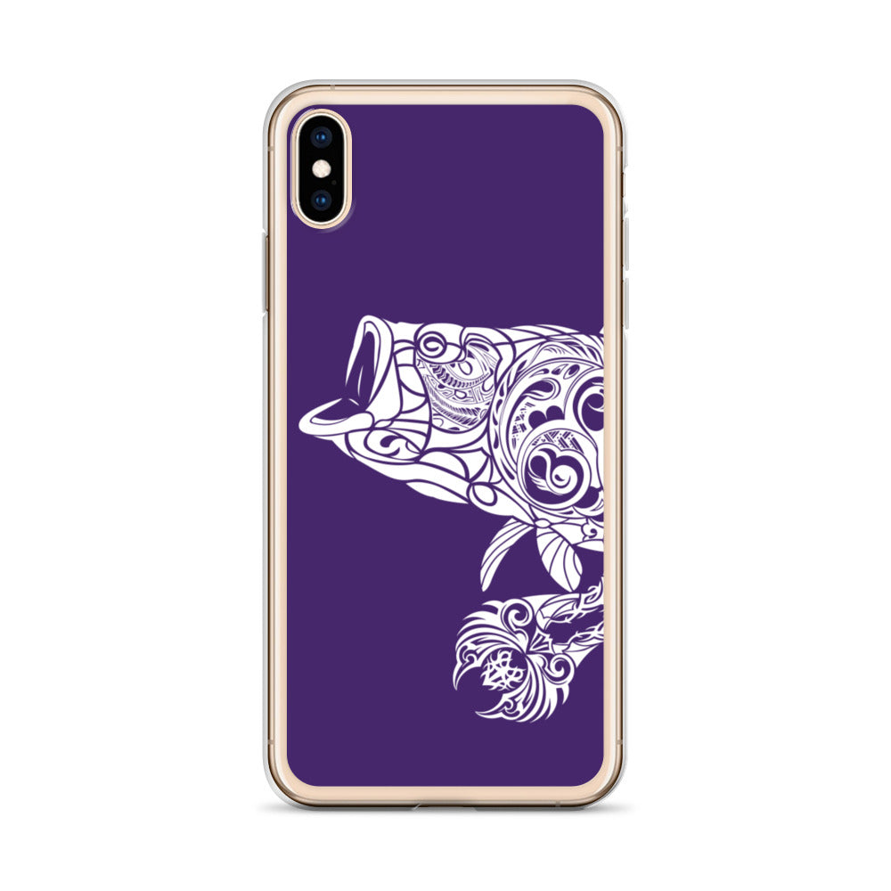 iPhone Case - Largemouth Bass - Purple