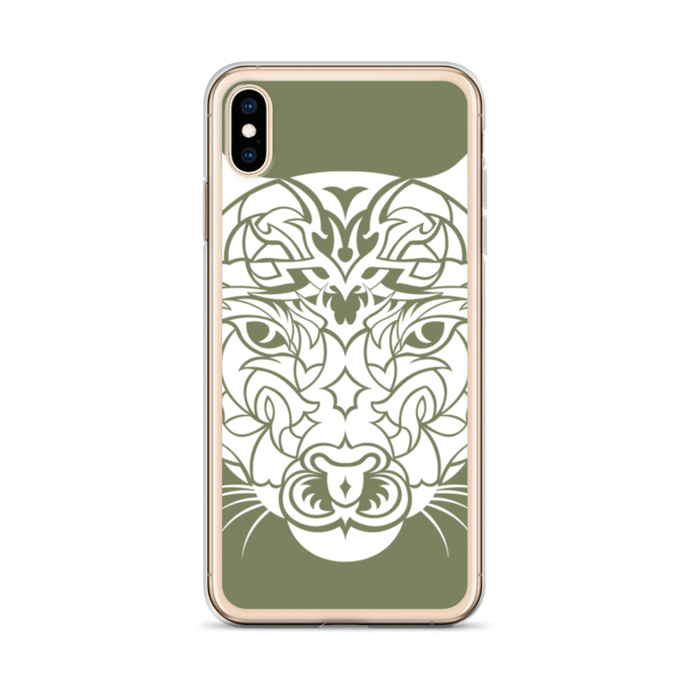 iPhone Case - Mountain Lion - Forest Green