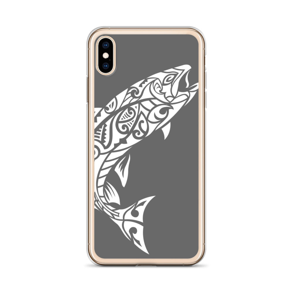 iPhone Case - Rainbow Trout - Grey