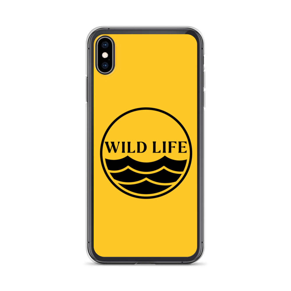 WILD LIFE iPhone Case - Yellow