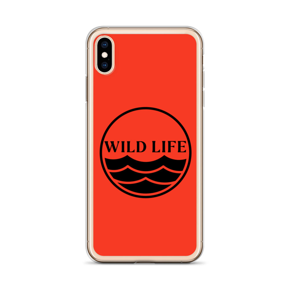 WILD LIFE iPhone Case - Fire Orange