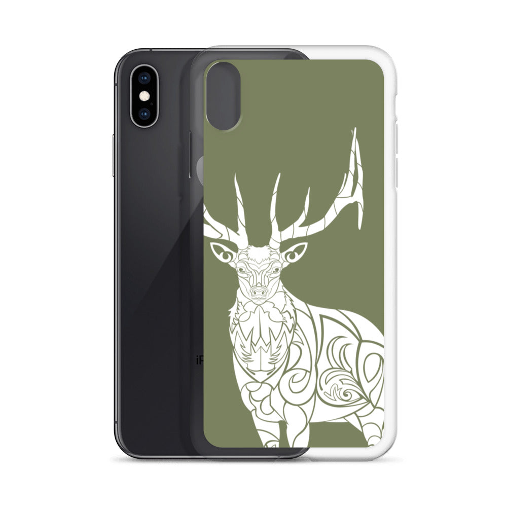 iPhone Case - Elk - Forest Green