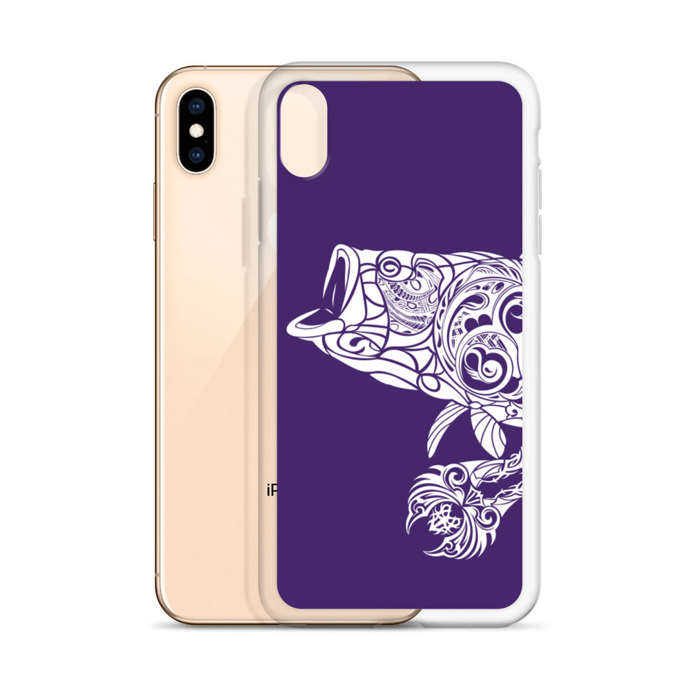 iPhone Case - Largemouth Bass - Purple