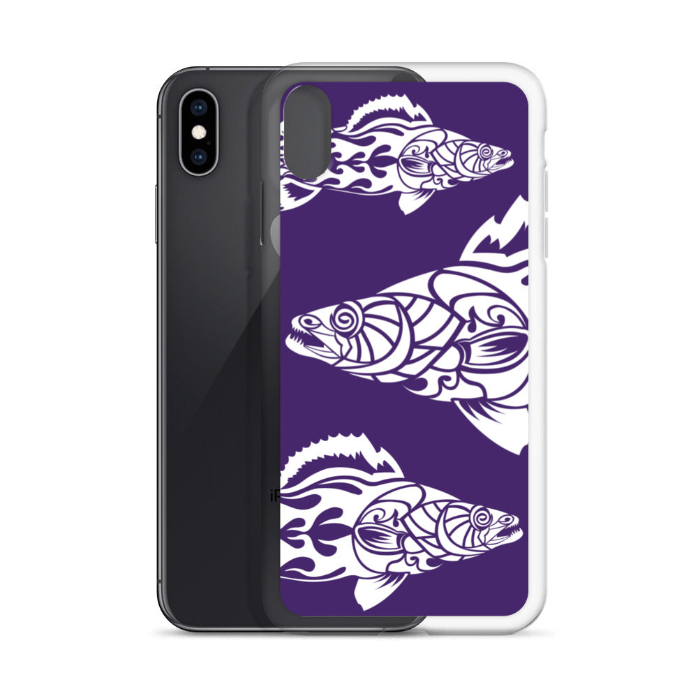 iPhone Case- Walleye - Purple