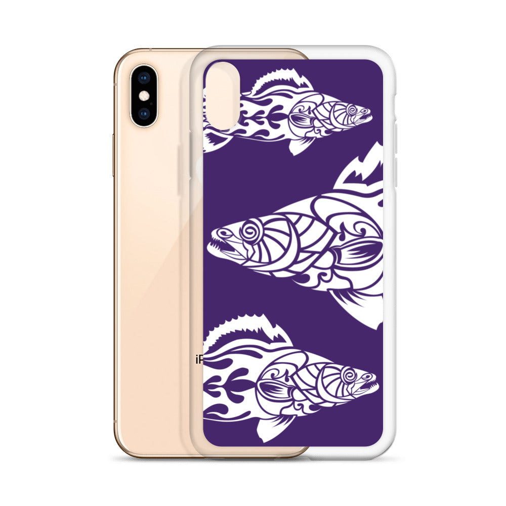 iPhone Case- Walleye - Purple