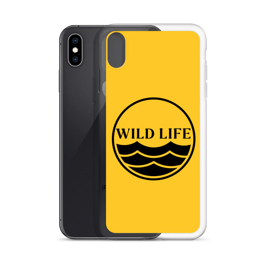 WILD LIFE iPhone Case - Yellow