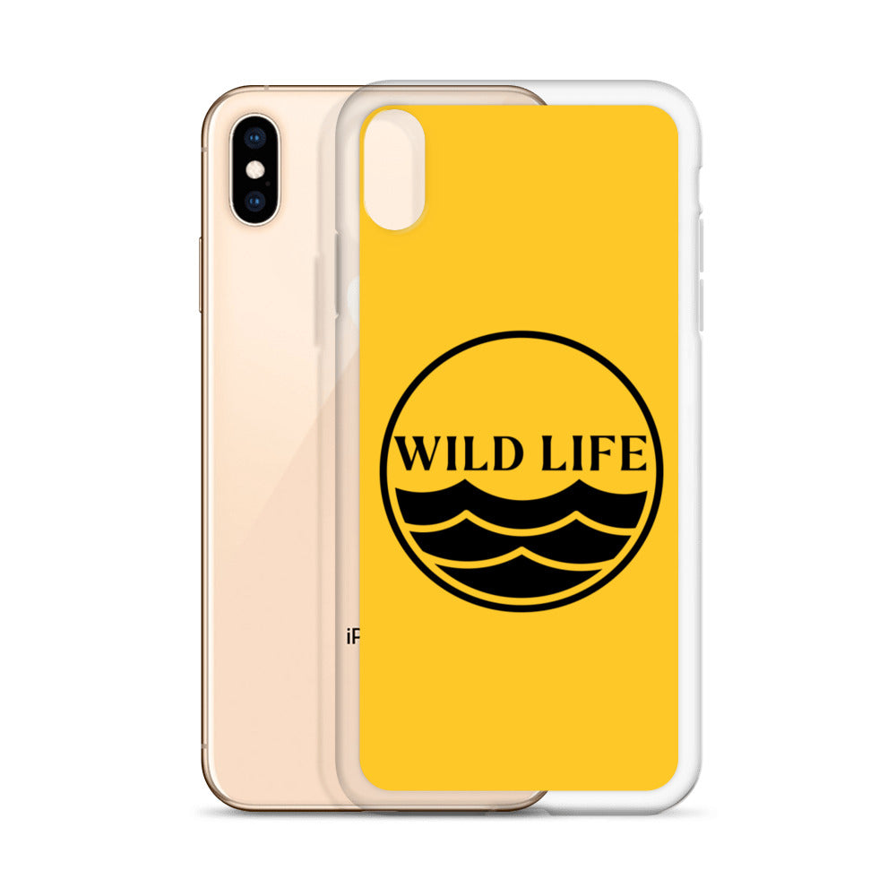 WILD LIFE iPhone Case - Yellow