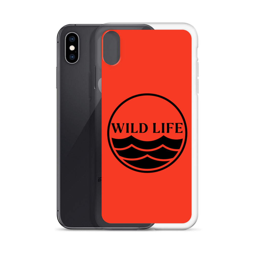 WILD LIFE iPhone Case - Fire Orange