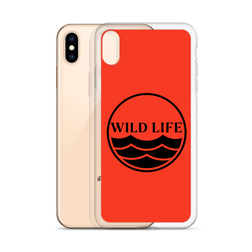 WILD LIFE iPhone Case - Fire Orange