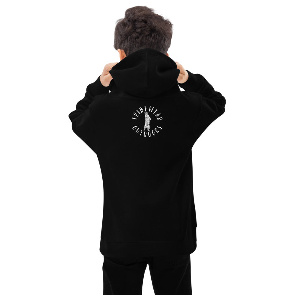 Kid's Hoodie - Black Bear