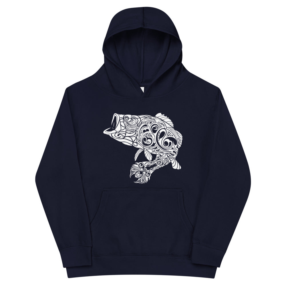 Kid's Hoodie - Largemouth Bass