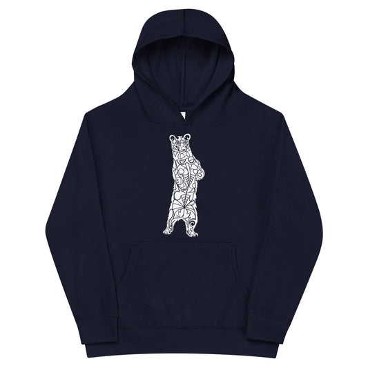 Kid's Hoodie - Black Bear