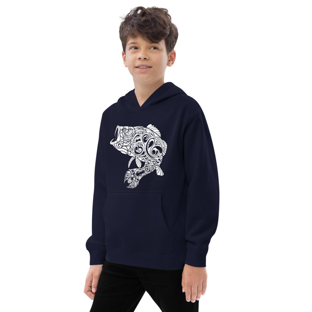 Kid's Hoodie - Largemouth Bass