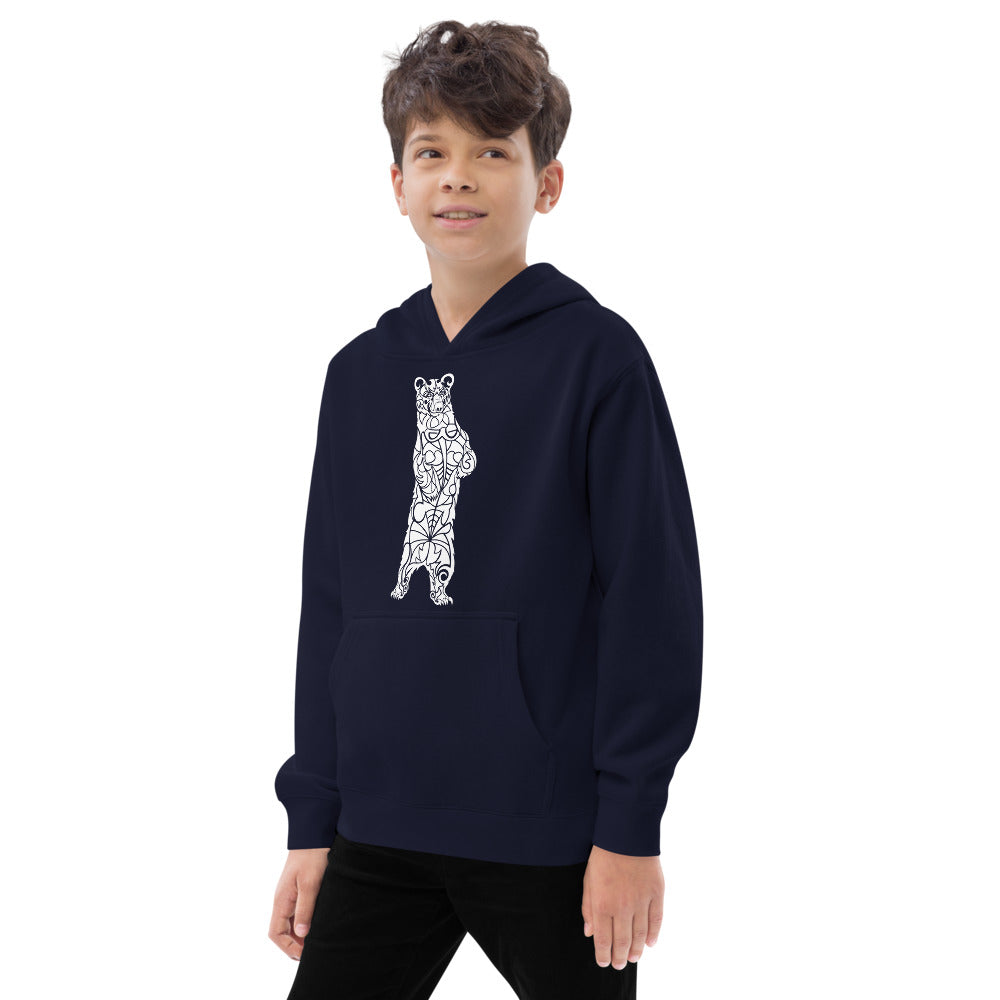 Kid's Hoodie - Black Bear