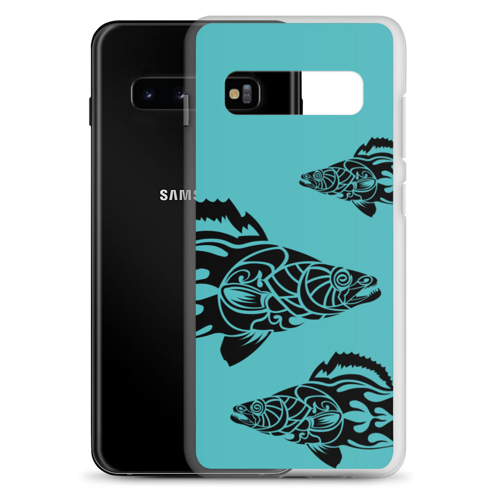 Samsung Case - Walleye - Teal - Tribewear Outdoors