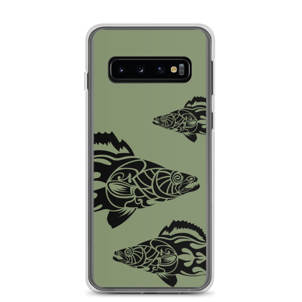 Samsung Case - Walleye - Camo Green - Tribewear Outdoors