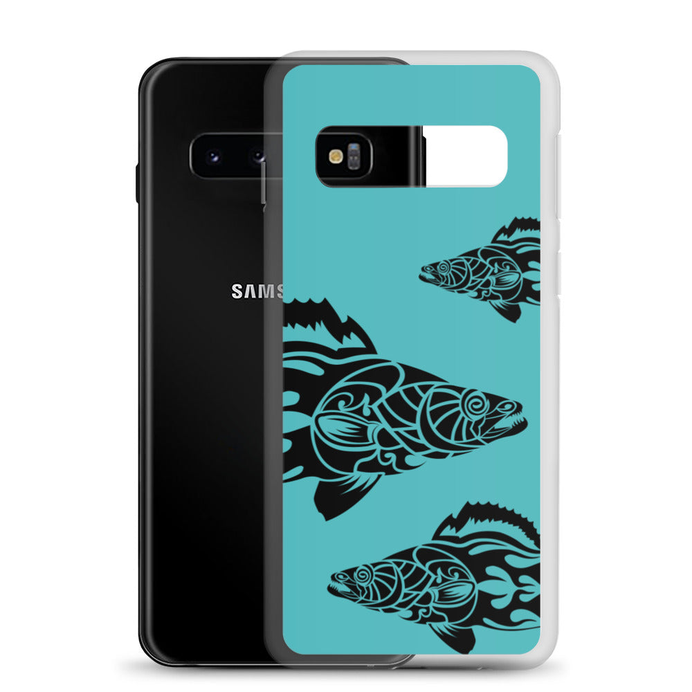 Samsung Case - Walleye - Teal - Tribewear Outdoors