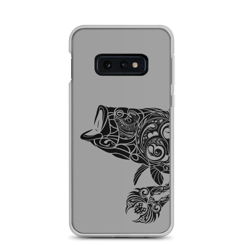 Samsung Case - Largemouth Bass - Grey - Tribewear Outdoors