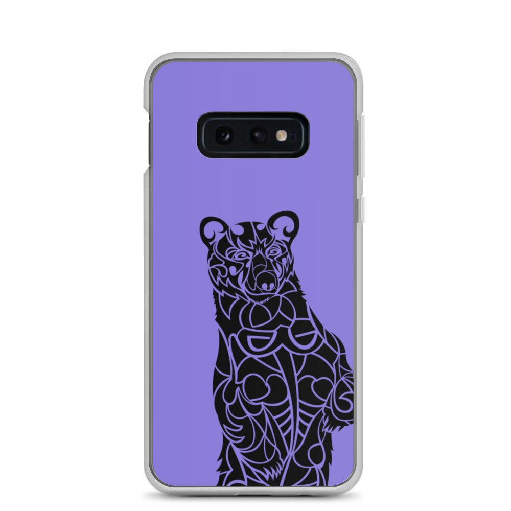 Samsung Case - Black Bear - Purple - Tribewear Outdoors