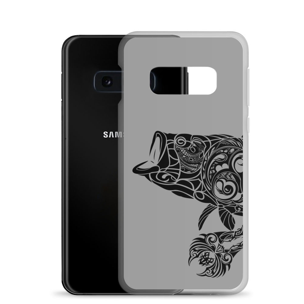 Samsung Case - Largemouth Bass - Grey - Tribewear Outdoors