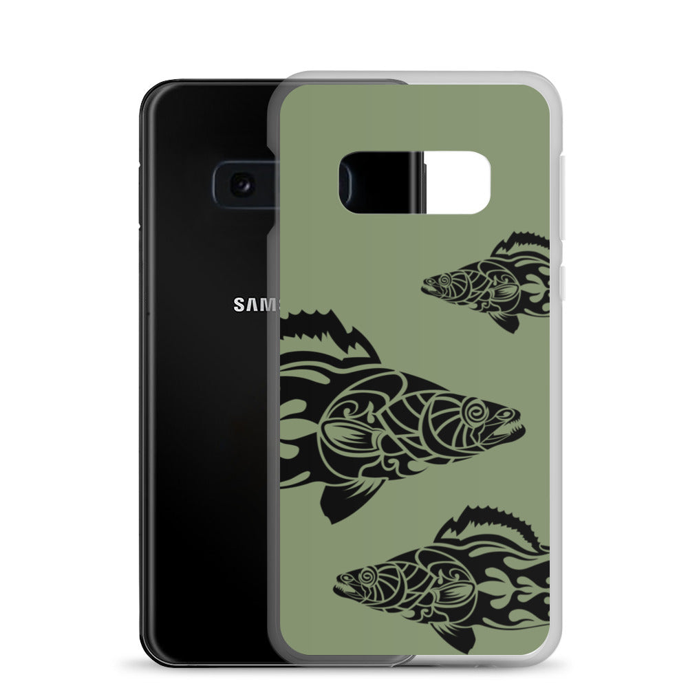 Samsung Case - Walleye - Camo Green - Tribewear Outdoors