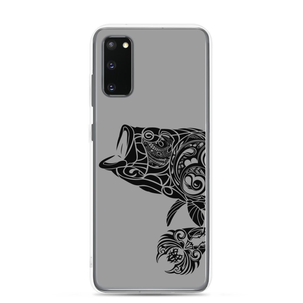 Samsung Case - Largemouth Bass - Grey - Tribewear Outdoors