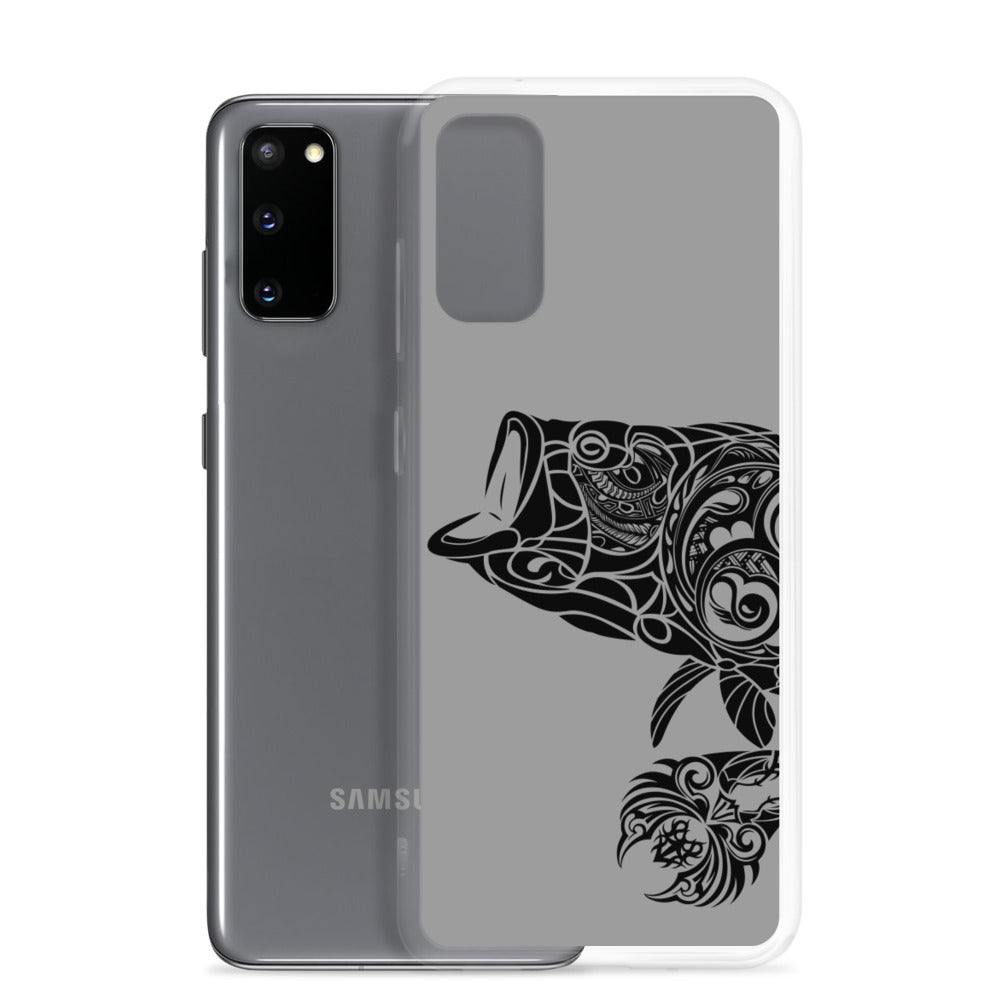 Samsung Case - Largemouth Bass - Grey - Tribewear Outdoors