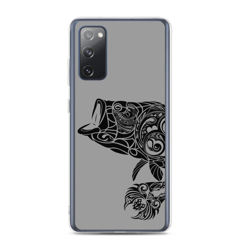 Samsung Case - Largemouth Bass - Grey - Tribewear Outdoors