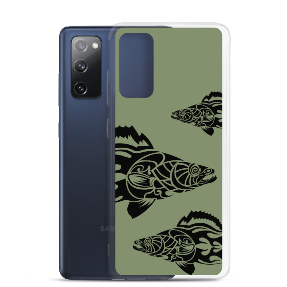 Samsung Case - Walleye - Camo Green - Tribewear Outdoors