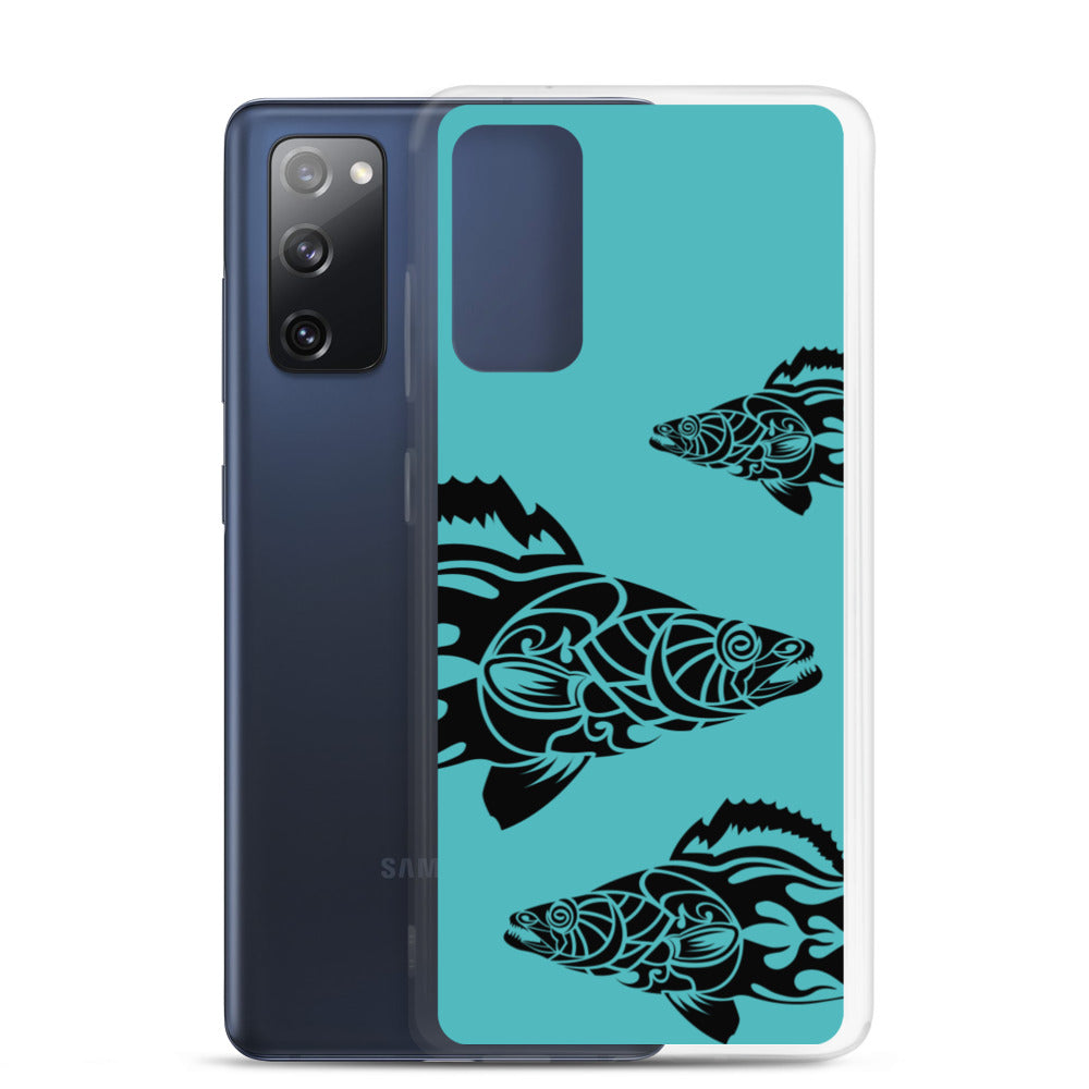 Samsung Case - Walleye - Teal - Tribewear Outdoors