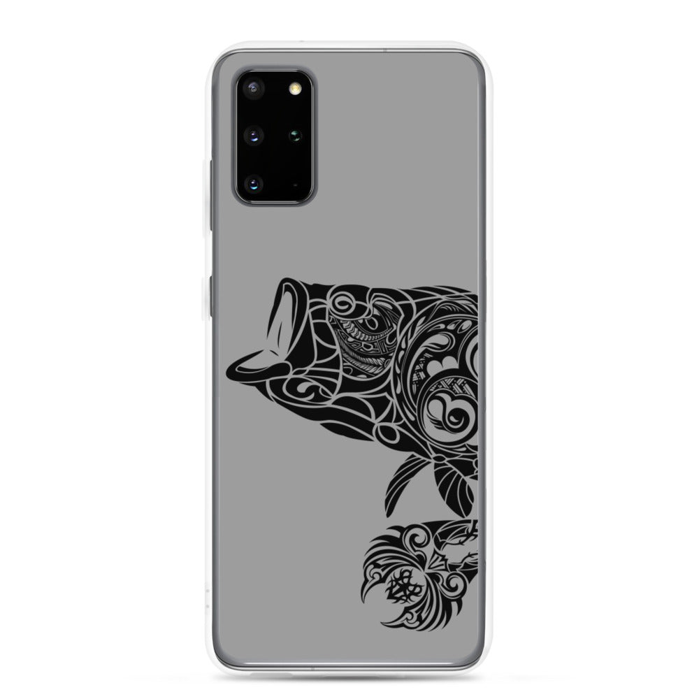 Samsung Case - Largemouth Bass - Grey - Tribewear Outdoors