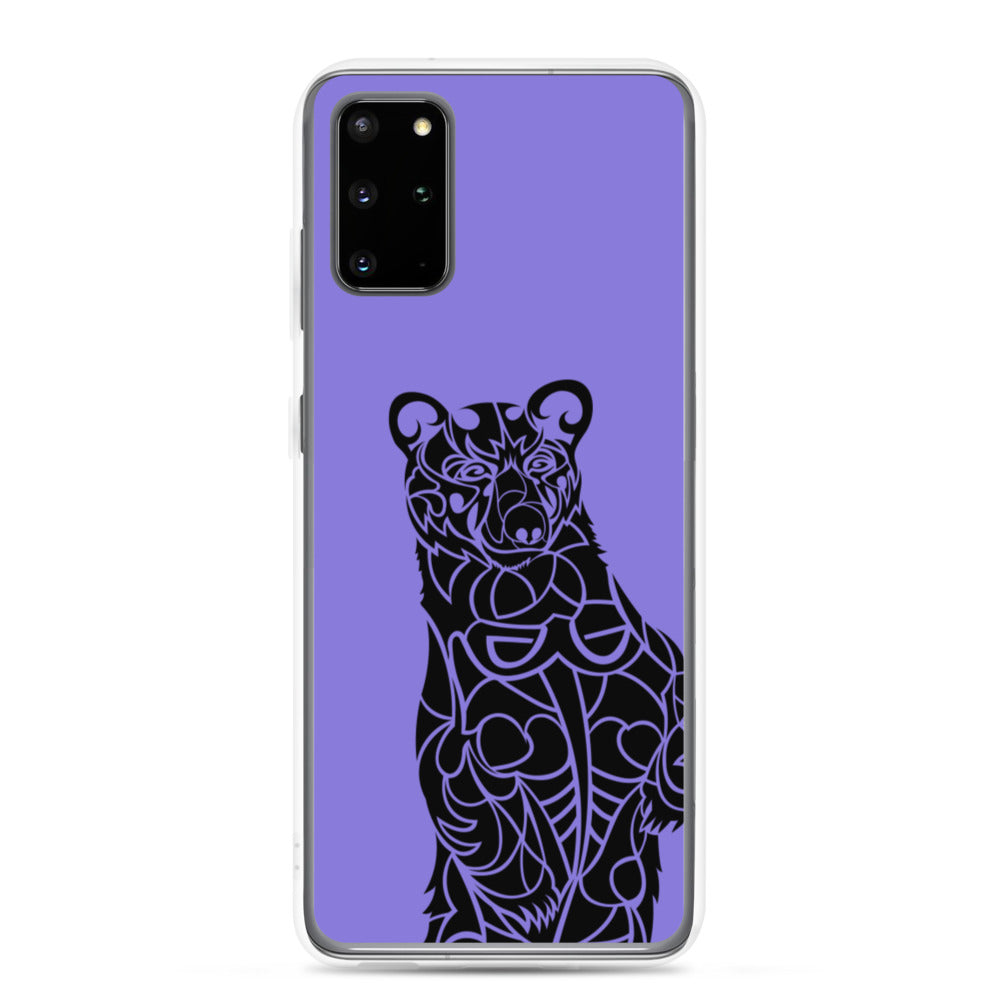 Samsung Case - Black Bear - Purple - Tribewear Outdoors