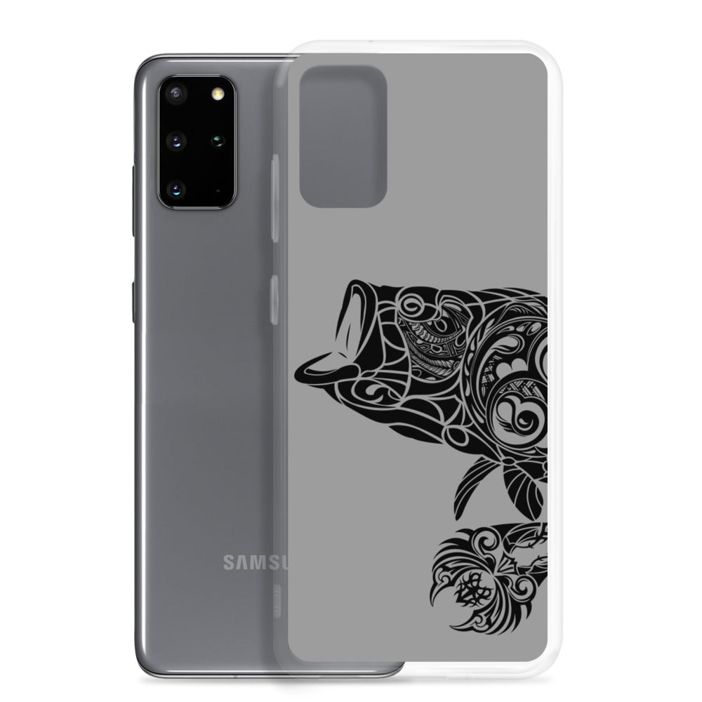 Samsung Case - Largemouth Bass - Grey - Tribewear Outdoors