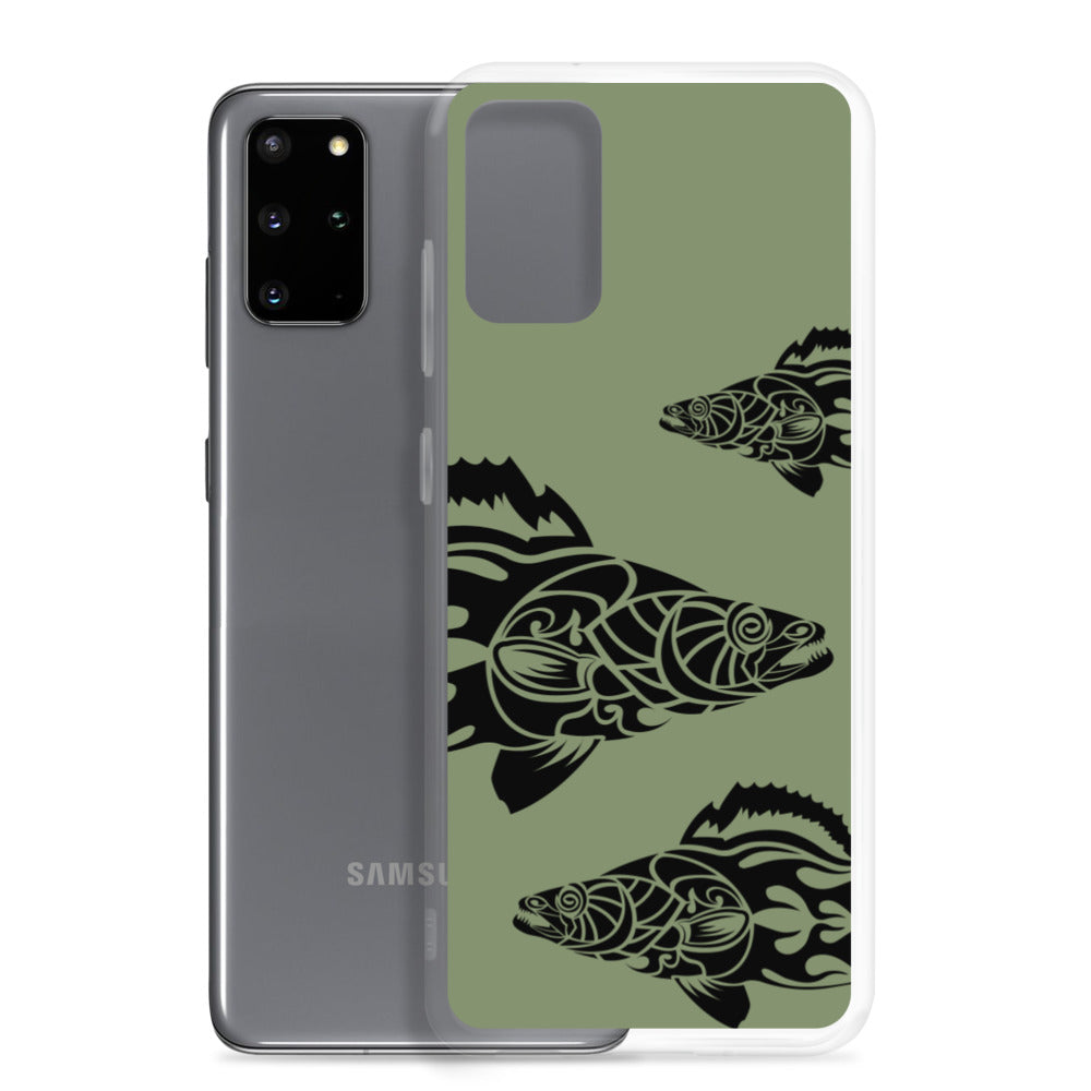 Samsung Case - Walleye - Camo Green - Tribewear Outdoors