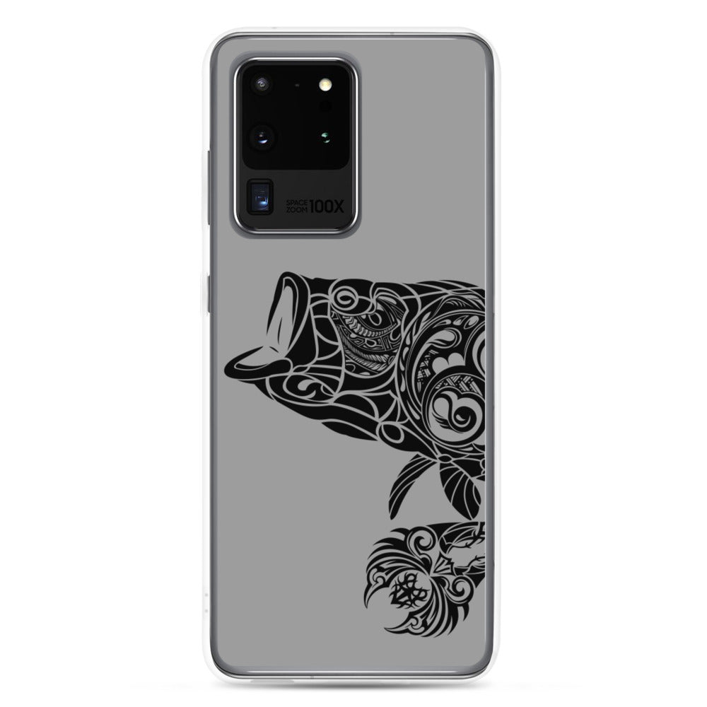 Samsung Case - Largemouth Bass - Grey - Tribewear Outdoors