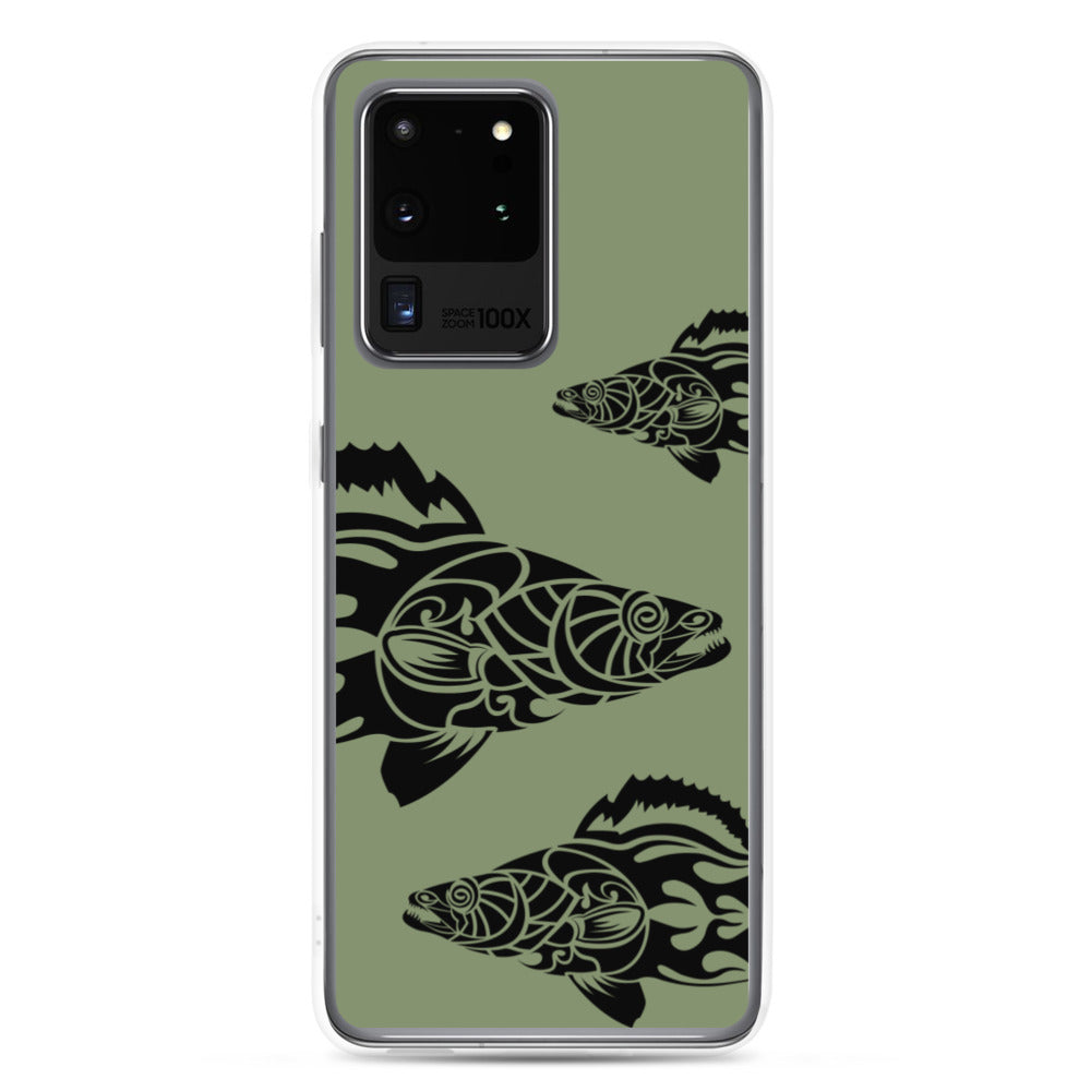 Samsung Case - Walleye - Camo Green - Tribewear Outdoors