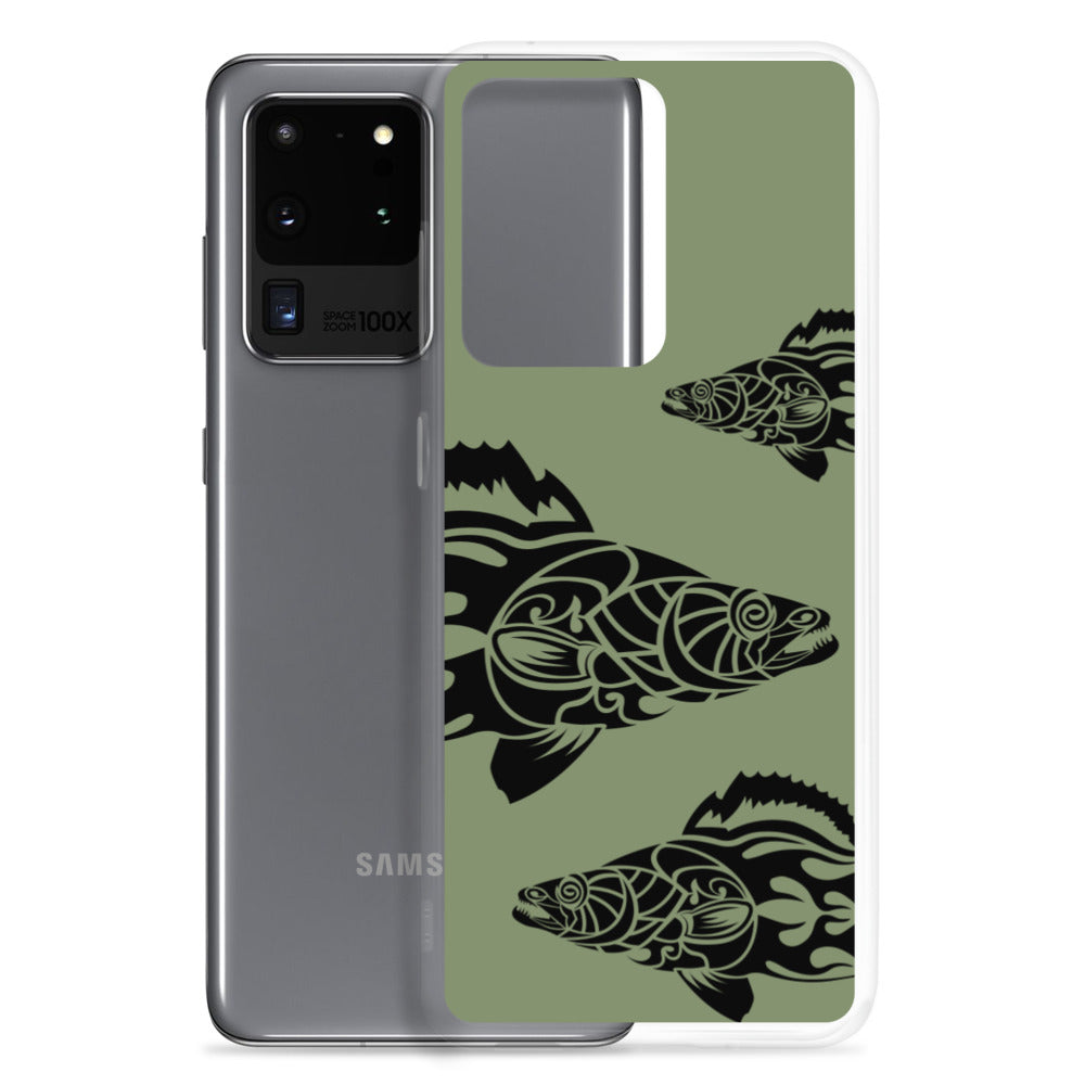 Samsung Case - Walleye - Camo Green - Tribewear Outdoors