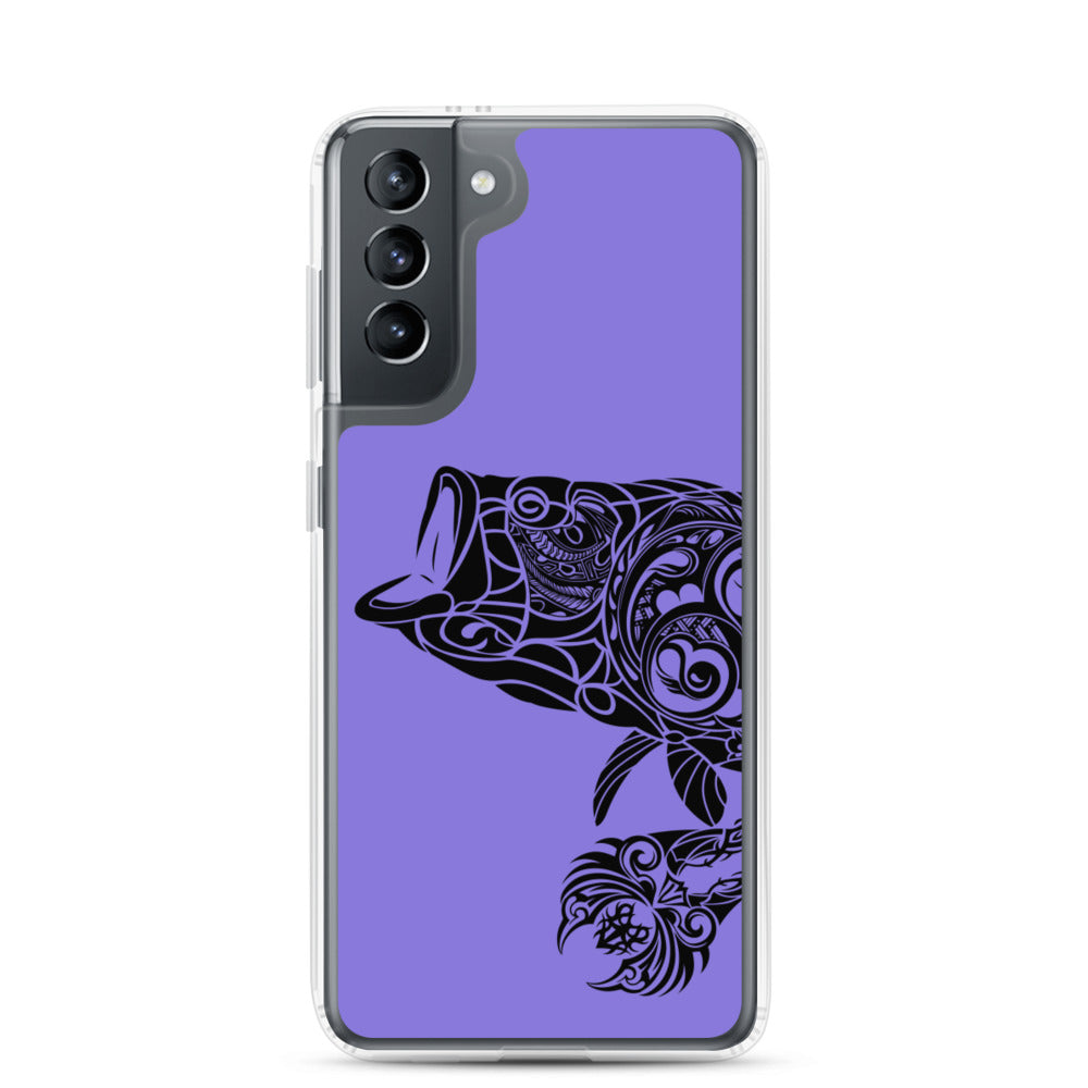 Samsung Case - Largemouth Bass - Purple - Tribewear Outdoors