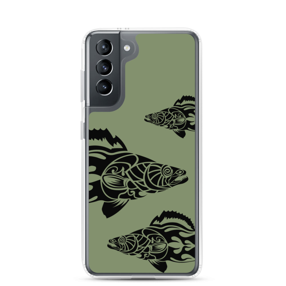 Samsung Case - Walleye - Camo Green - Tribewear Outdoors