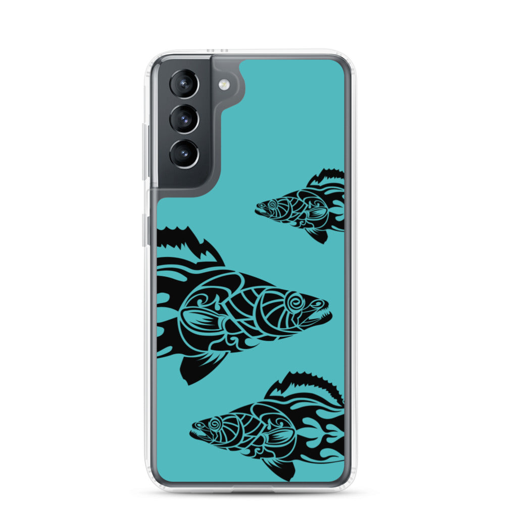 Samsung Case - Walleye - Teal - Tribewear Outdoors