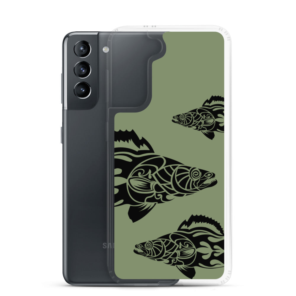 Samsung Case - Walleye - Camo Green - Tribewear Outdoors