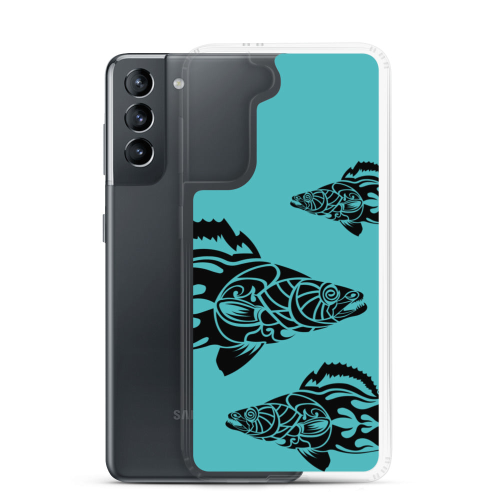 Samsung Case - Walleye - Teal - Tribewear Outdoors