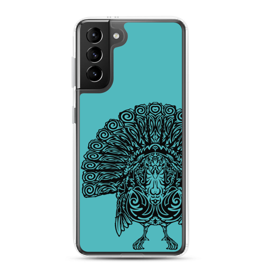 Samsung Case - Wild Turkey - Teal - Tribewear Outdoors